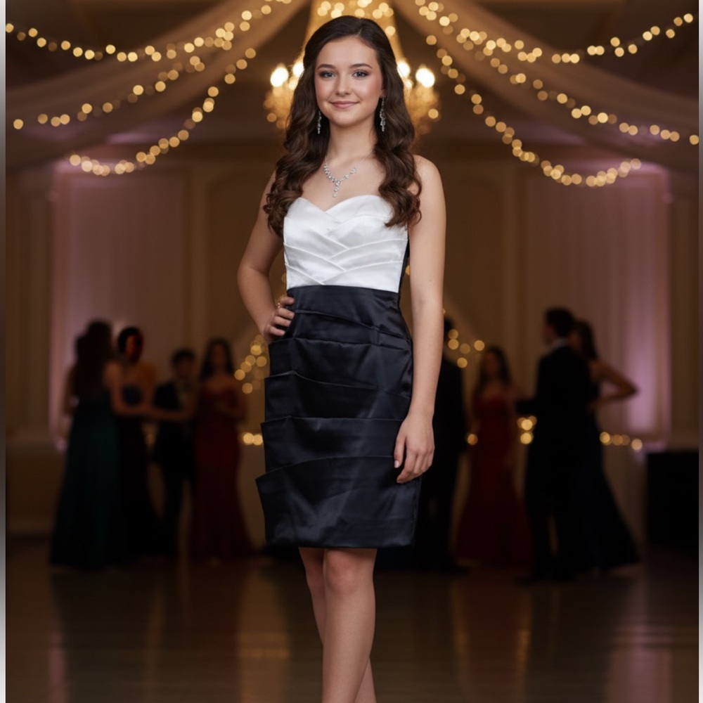 Strapless Party dress- Perfect for PROM/DANCE: Above the knee